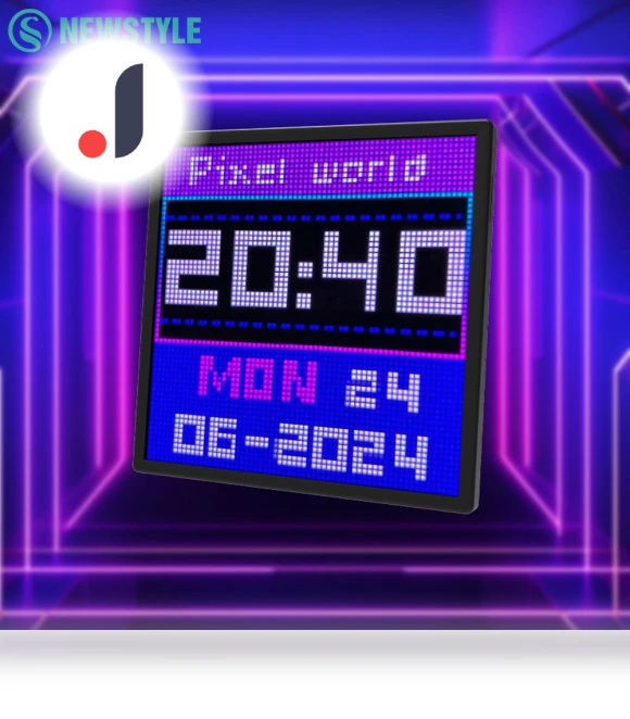 LED Pixel Art Display — Dot Matrix Modules, Lntelligent Living Hall