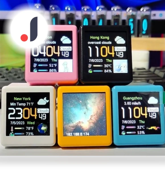 Mini Size Smart WIFI Weather Forecast Station Watch — Hygrometers, Simplistic Living Home