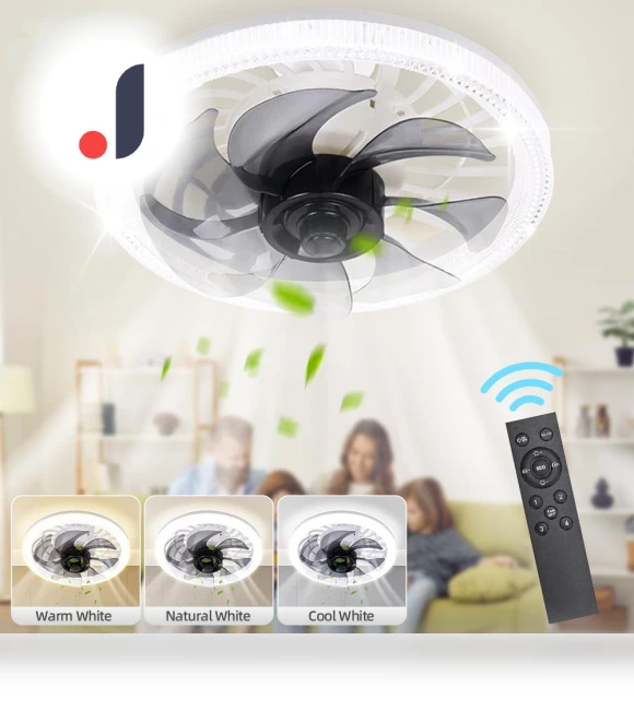 Modern Ceiling Fan with LED Lighting — Ceiling Fan Lighting Solutions, Build My Home