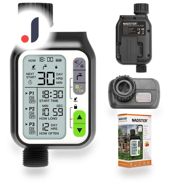 Rain Sensor and Watering Timer — Automatic Irrigation, Simplistic Living Home