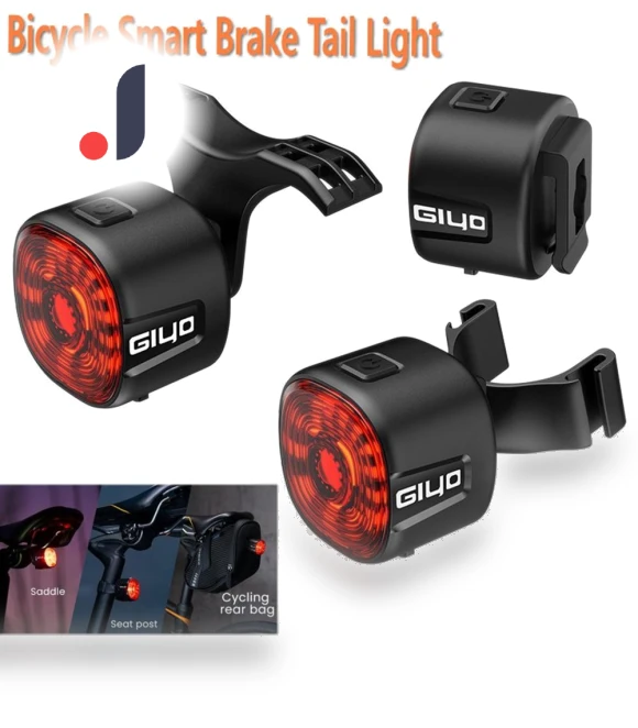 Smart Bicycle Brake Tail Light — Bike Headlights, Rustic Elegance House