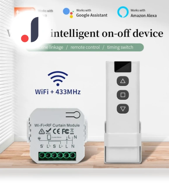 Smart Curtain Switch — Smart Home Hubs & Controllers, Tuya
