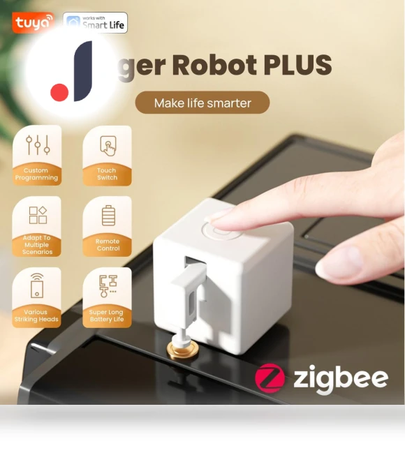 Smart Fingerbot Plus Switch Button Pusher — Smart Home Hubs & Controllers, Build My Home