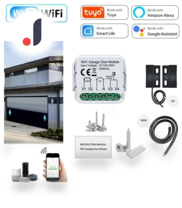Smart Garage Door Switch Module — Smart Home Modules, Lntelligent Living Hall