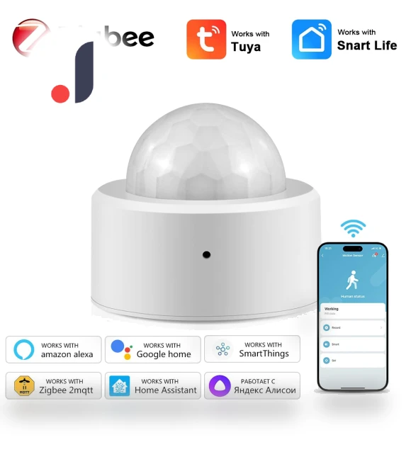 Smart Life Zigbee PIR Human Motion Sensor — Motion Sensors, Tuya