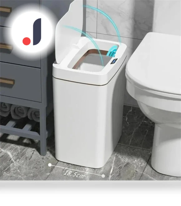 Smart Trash Can for Bathroom with Automatic Bagging — Kitchen Cans, 888 Auto Parts Town