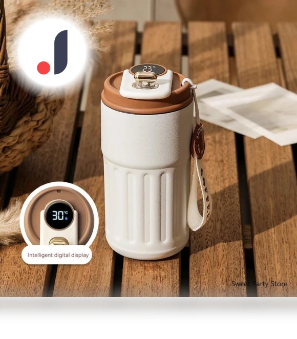 Smart Travel Coffee Mug with LED Display — Beverage Warmers, 888 Auto Parts Town