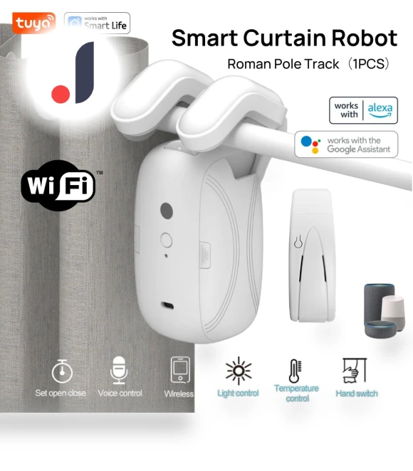 Smart WiFi Curtain Robot — Smart Home Hubs & Controllers, Build My Home