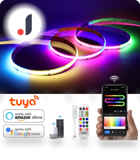Smart WiFi RGBIC COB Neon LED Strip — LED Strips, 888 Auto Parts Town