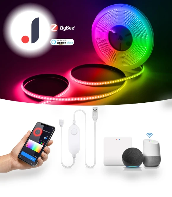 Smart Zigbee 5V COB USB LED Strip RGB — LED Strips, 888 Auto Parts Town