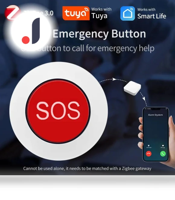 SOS Button — Smart Home Security, Lntelligent Living Hall