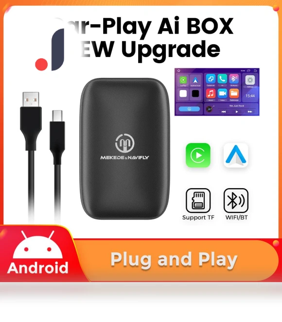 USB Wire to Wireless Carplay Android Auto Adapter — Stereo Receivers, Timeless Home