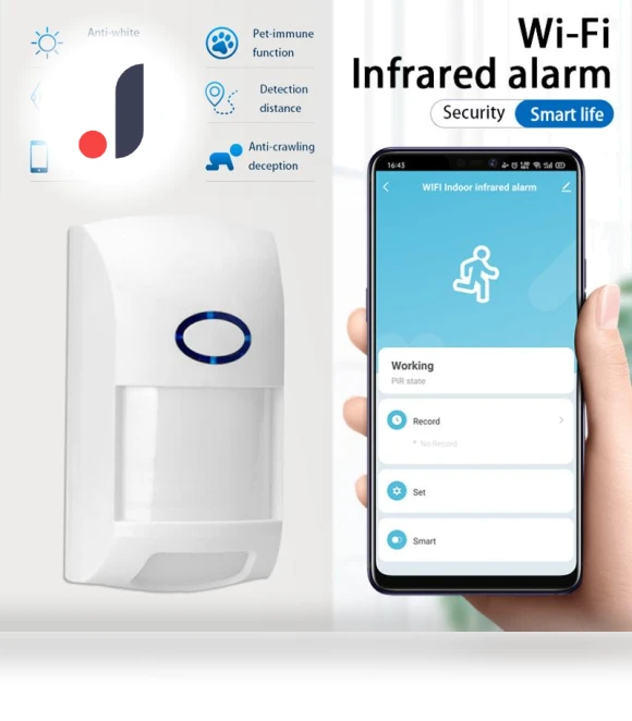 WiFi PIR Motion Sensor — Smart Home Security, 888 Auto Parts Town