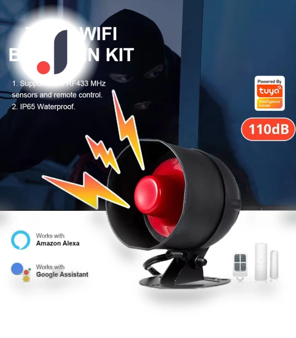 WiFi Siren Alarm System — Smart Home Security, HIMO Group