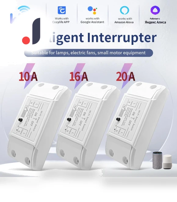 WiFi Smart Switch — Smart Home Hubs & Controllers, Lntelligent Living Hall