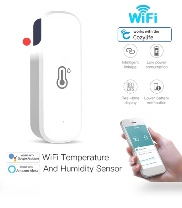 WiFi Temperature and Humidity Sensor — Home Climate Control, HIMO Group