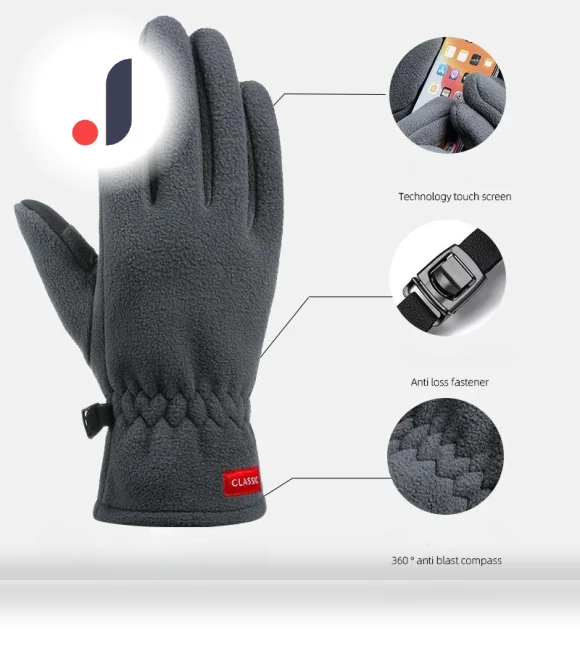 Winter Fleece Touchscreen Driving Gloves — Gloves, Forever-home