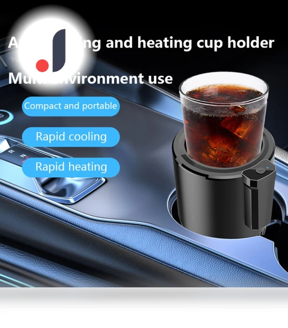 2-in-1 Smart Cooling & Heating Car Cup Mini Auto Fridge — Coolers & Fridges, GYROBALL