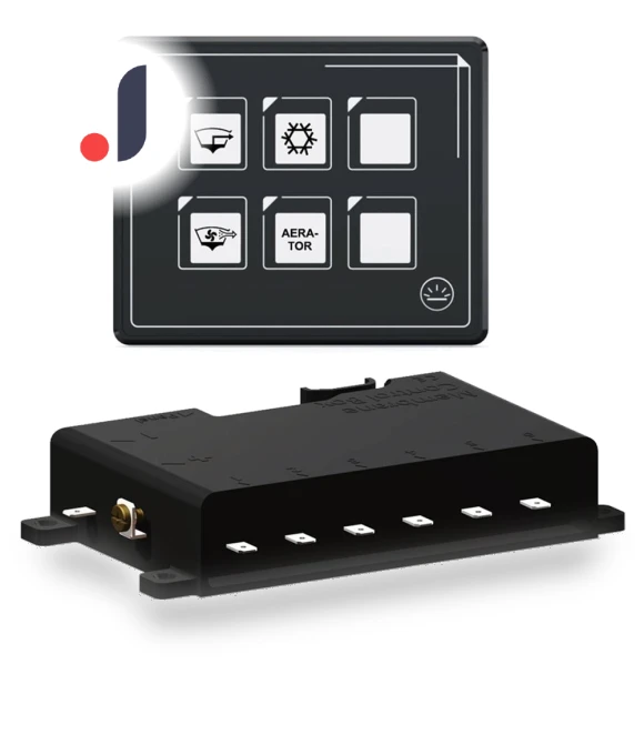 6P LED Touch Control Panel — RV Electronics & Gadgets, Chic Home
