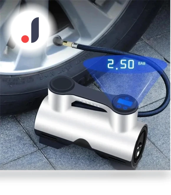 Air Tire Pump With Liquid Crystal Digital Display — Tire Inflation Solutions, Super Star Mall