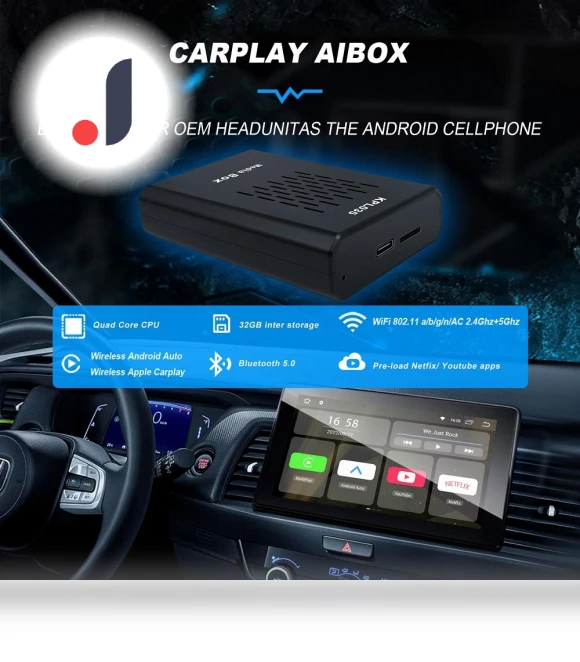 Android Auto CarPlay AI Box — Stereo Receivers, Happy Home Mall