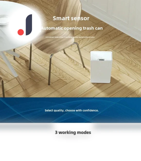 Automatic Smart Trash Bin — Waste Baskets, Stone Home