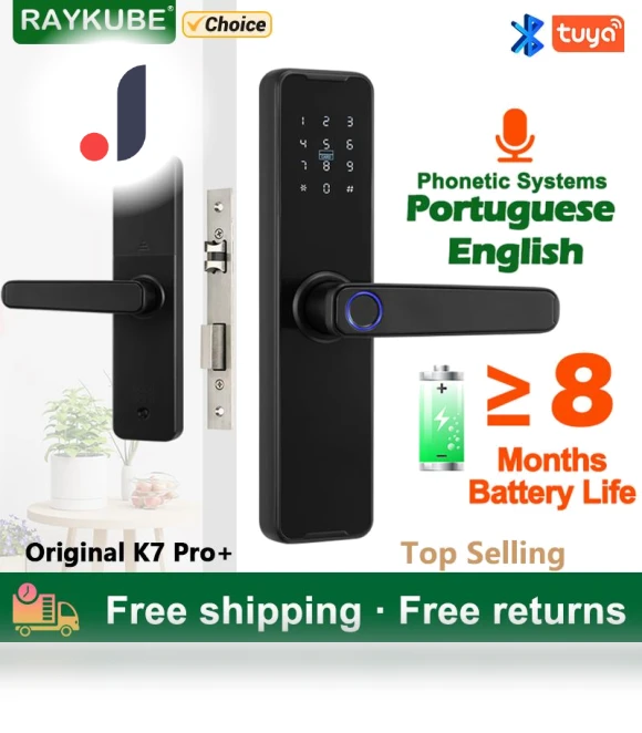 Biometric Door Lock with Fingerprint Scanner — Smart Home Security, Super Dream Home
