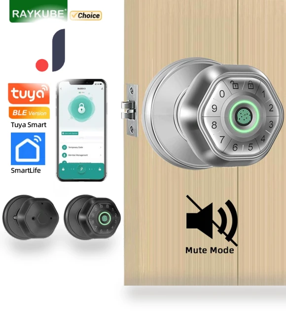 Electronic Smart Lock with Fingerprint — Smart Home Security, Super Dream Home