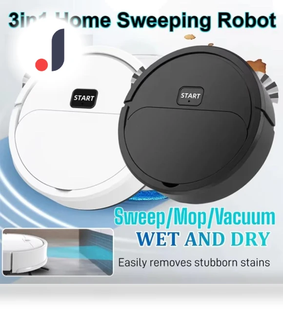 Fully Automatic Cleaning Vacuum — Smart Cleaning Robots, Homeware Essentials