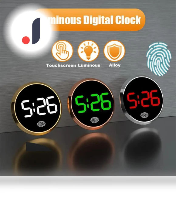Glowing Electronic Car Clock — Clock, Chic Home