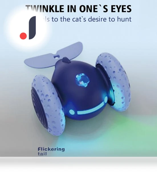 Interactive Cat Toy with Feather Tail — Cat Playthings, Fine Beauty Cosmetic