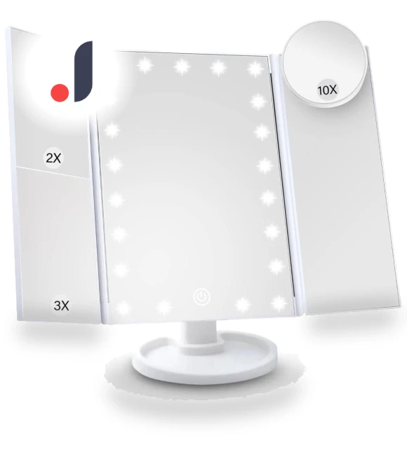 Makeup Mirror with Lights — Handheld, Vinde Home