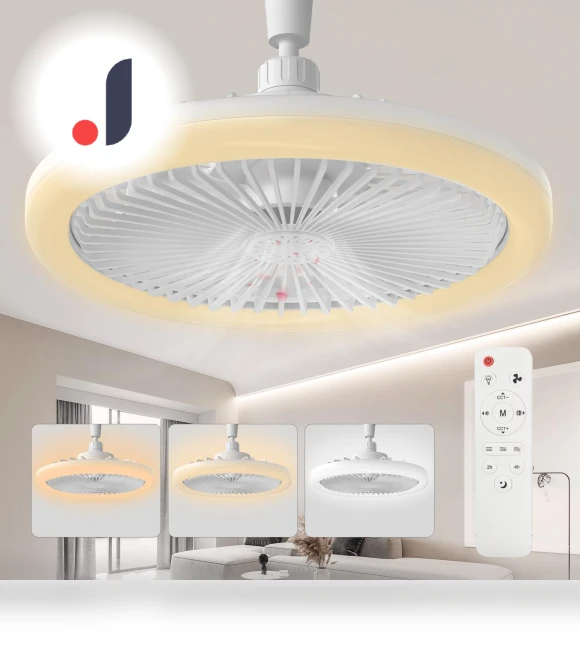 Modern Ceiling Fan with Smart Control — Ceiling Fan Wall Controls, Seahorse Home