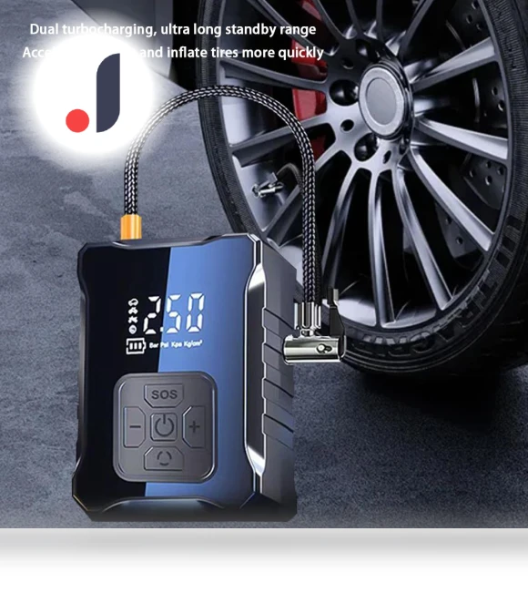 Portable Wireless Smart LCD Display Air Compressor — Tire Inflation Solutions, GYROBALL