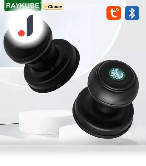 Round Fingerprint Handle Smart Lock — Smart Home Security, Super Dream Home