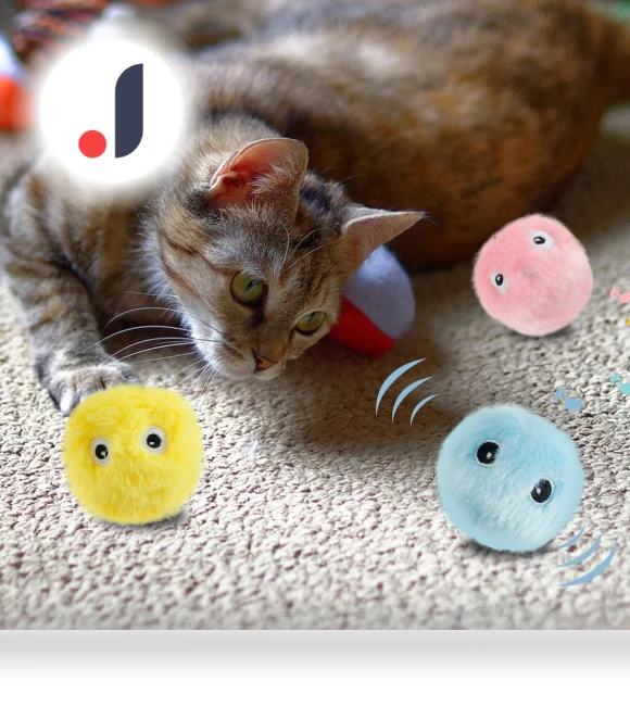 Smart Cat Toys Set — Cat Playthings, GYROBALL
