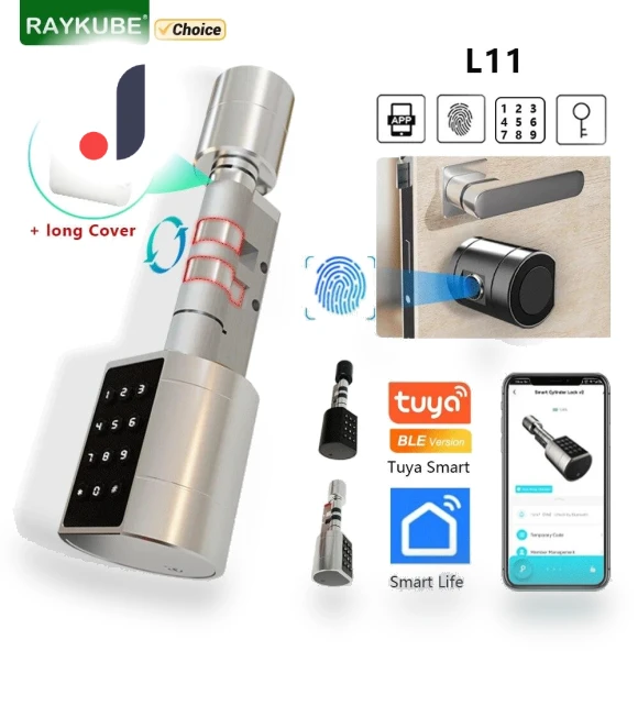 Smart Cylinder with Fingerprint Password — Smart Home Security, Super Dream Home