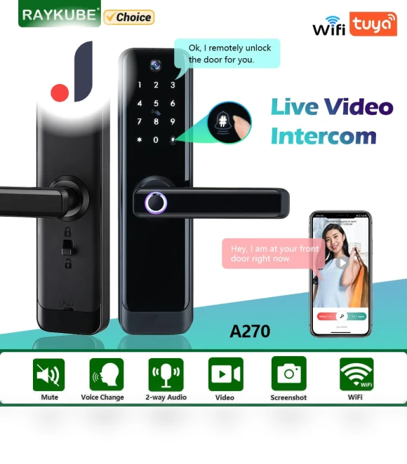 Smart Door Lock with Fingerprint Scanner — Smart Home Security, Super Dream Home