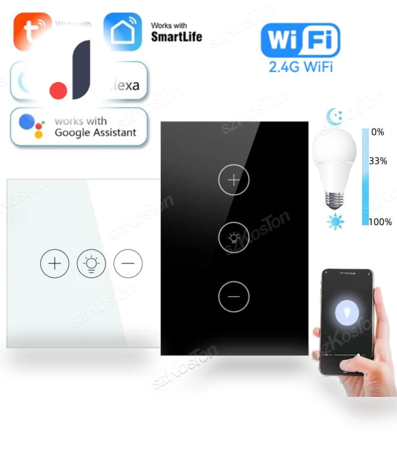 Smart LED Dimmer Switch — Dimmer Switches, Super Dream Home