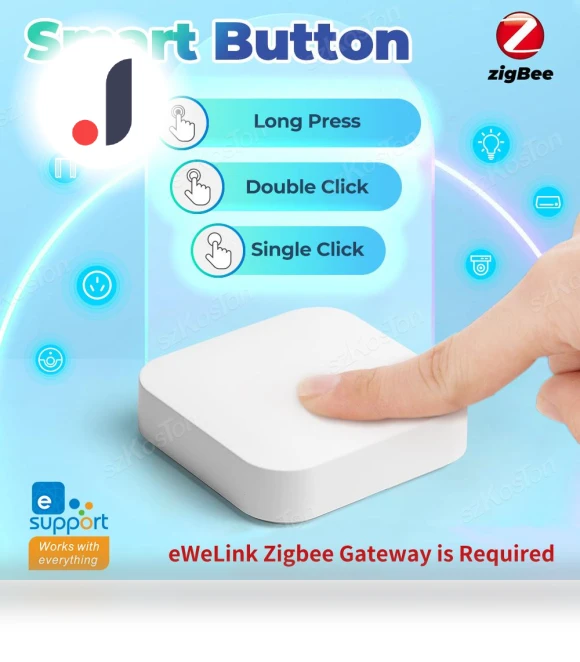 Smart Scene Switch Push Button — Remote Controls, Super Dream Home