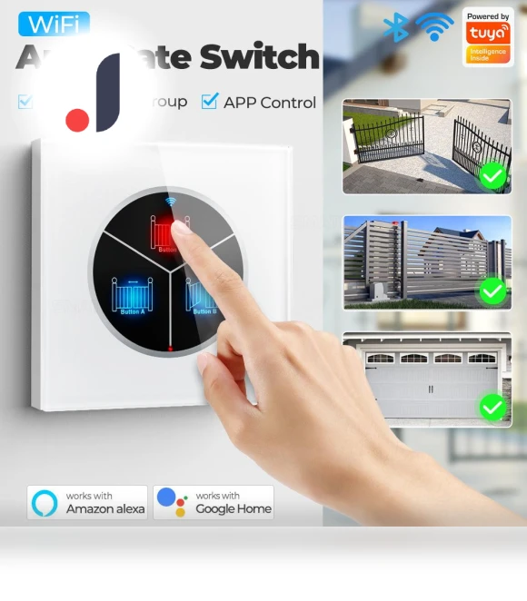 Smart Switch Glass Touch Panel — Smart Home Hubs & Controllers, Super Dream Home