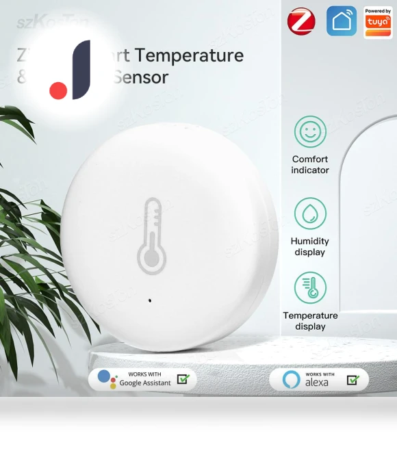 Smart Temperature and Humidity Sensor — Home Climate Control, Super Dream Home