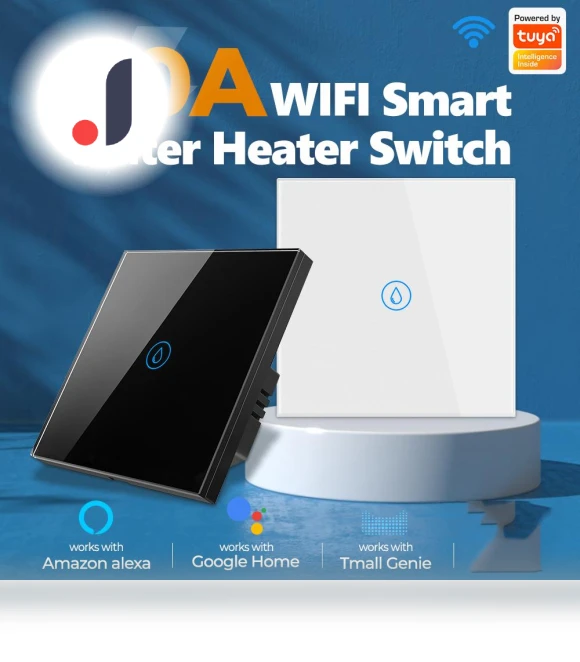 Smart Water Heater Boiler Touch Switch — HVAC Controls, Super Dream Home
