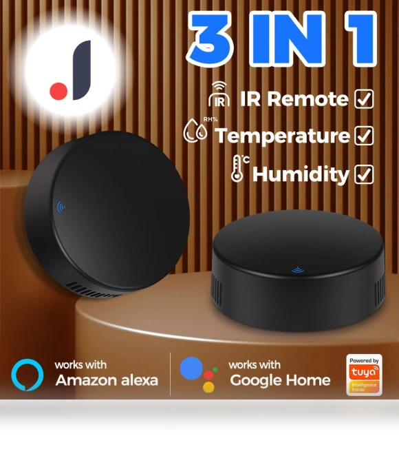 Smart WiFi IR Remote Control with Temperature and Humidity Sensor — Home Climate Control, Super Dream Home