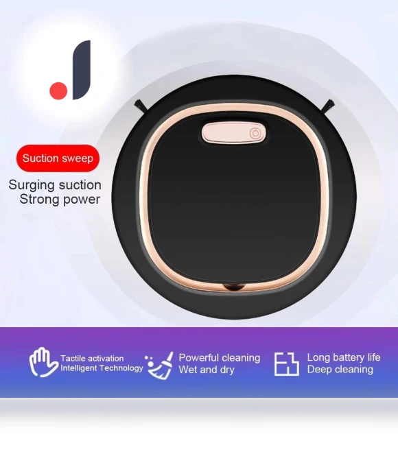 Super Quiet Wireless Robot Vacuum 3-in-1 — Smart Cleaning Robots, Super Star Mall