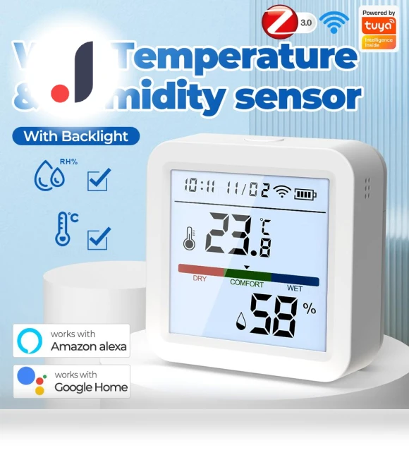 Temperature and Humidity Sensor — Home Climate Control, Super Dream Home