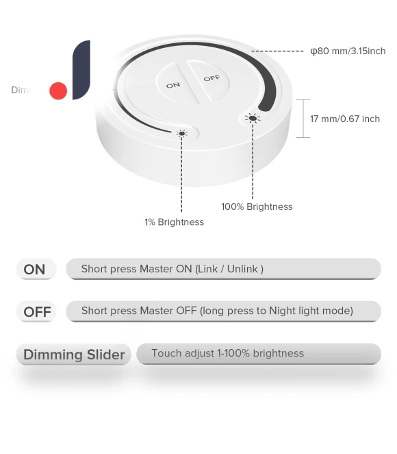 Touch RF 2.4G Remote Control — Remote Controls, AE Selection