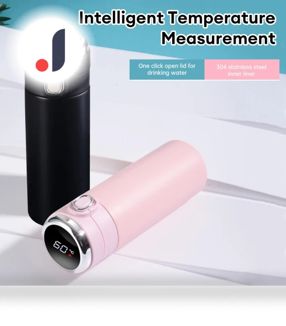 Vacuum Insulated Smart Temperature Display Mug — Beverage Warmers, GYROBALL