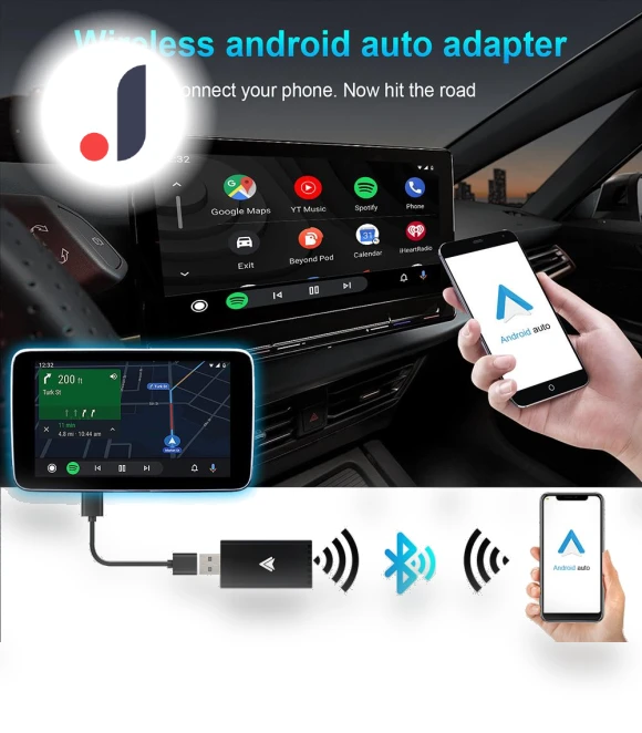 Wireless Android Auto Adapter — Phone Accessories, Happy Home Mall