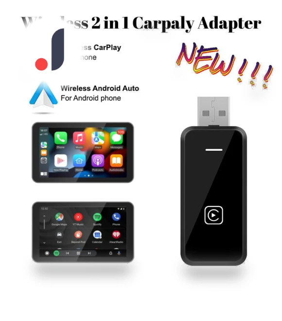 Wireless CarPlay Android Auto Adapter — Car Accessories & Gadgets, Chic Home